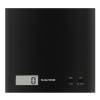 Salter Arc Platform  Electronic LCD  Black Kitchen Scale 1066