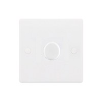 White 1 Gang Dimmer 400W