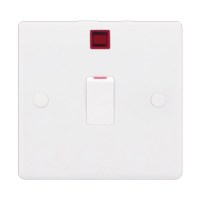 White 20A D.P. Switch With Neon