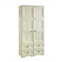 4 Drawer , 6 Shelf Tall Wardrobe Unit