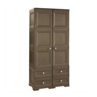 4 Drawer , 6 Shelf Tall Wardrobe Unit